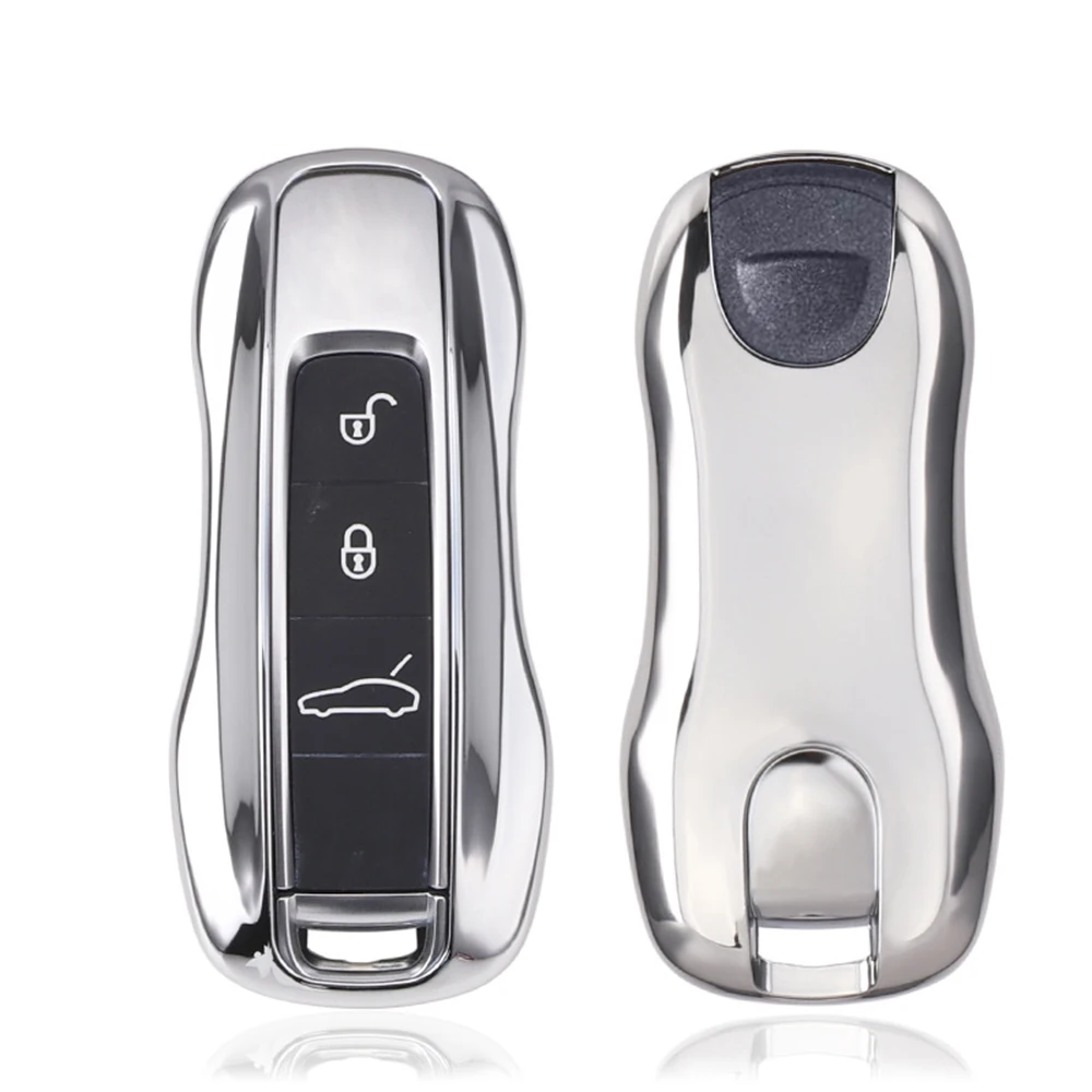 Мягкий Блестящий Защитный чехол для дистанционного ключа из ТПУ Porsche Panamera 2017