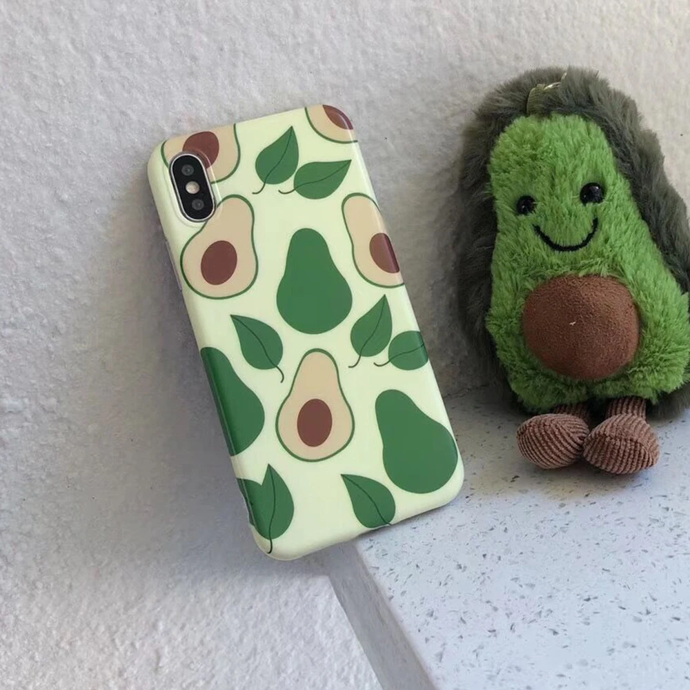 LOVECOM мультфильм фрукты авокадо чехол для телефона для iPhone 11 Pro Max XR X XS Max 7 8 6 Plus чехол Полный корпус мягкий IMD чехол для телефона сумки