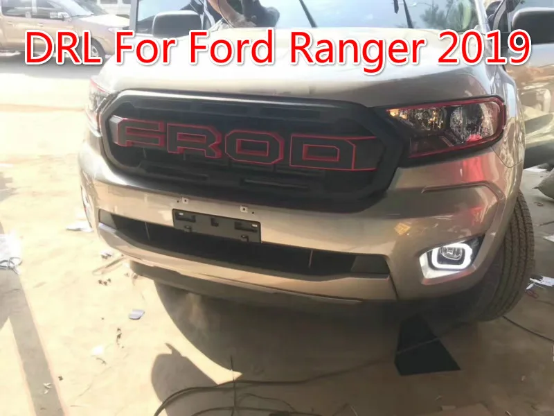 Для Ford Ranger 2019 светодиодсветодиодный дневные ходовые огни противотуманные фары