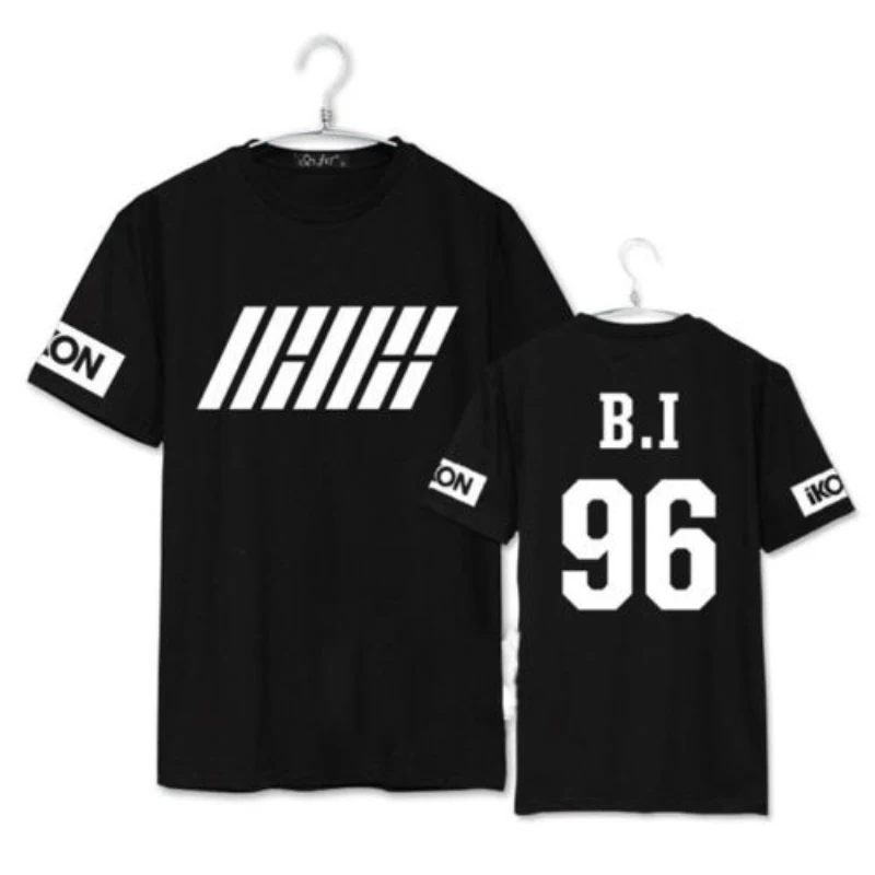 Mainlead новая Kpop Ikon Добро пожаловать обратно мой тип футболка Jinhwan Yun Hyeong Tee Бобби
