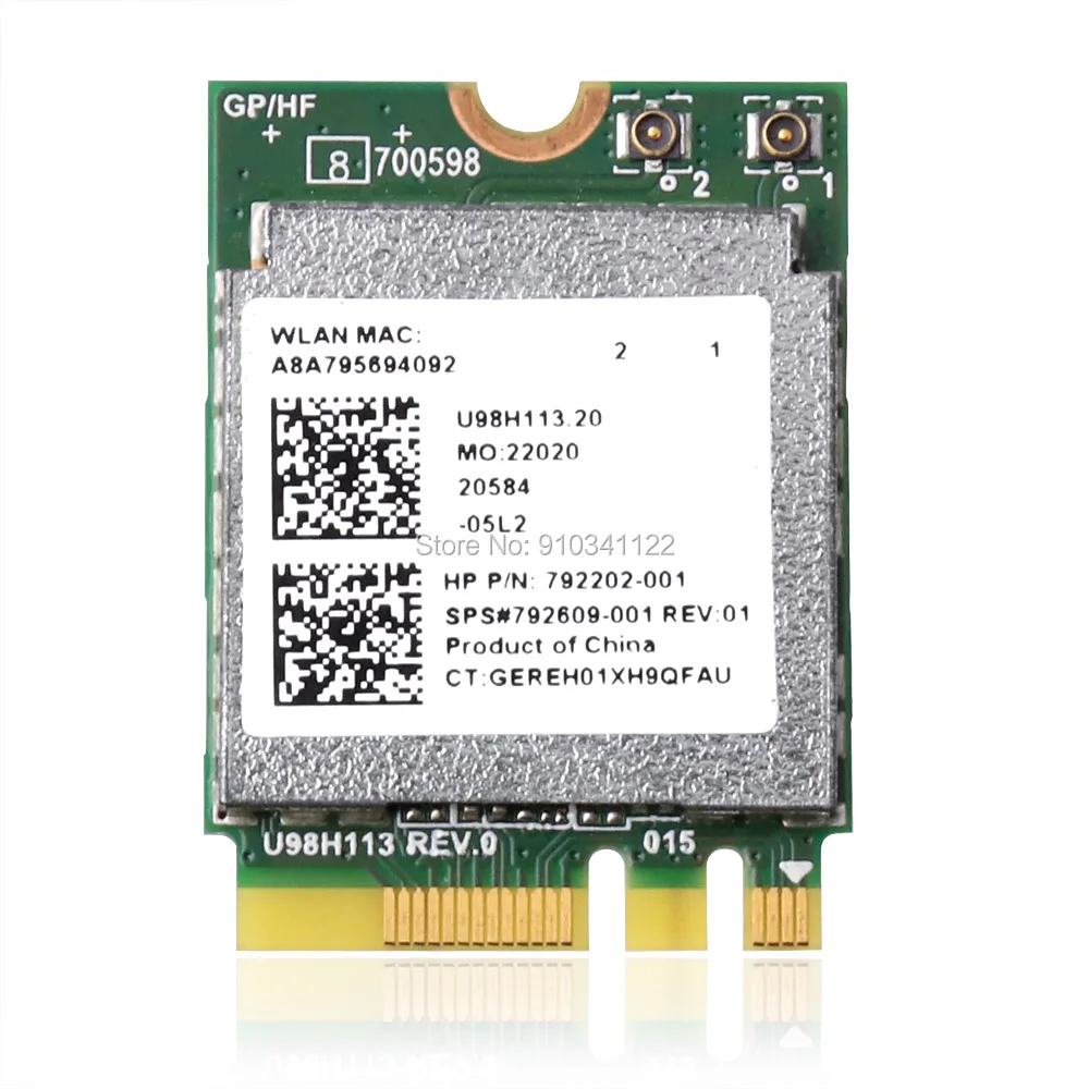 Беспроводная Wi Fi карта RTL8188EE 2 4 ГГц 802.11n NGFF 792202 001/ 792609 001 сетевая для ноутбуков HP