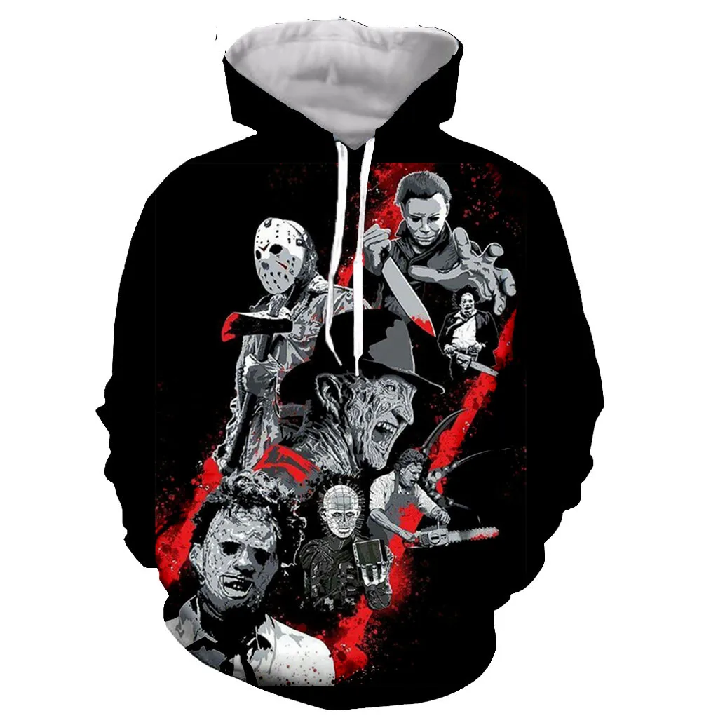 Новая новинка модная футболка с 3D принтом в готическом стиле для мужчин и женщин