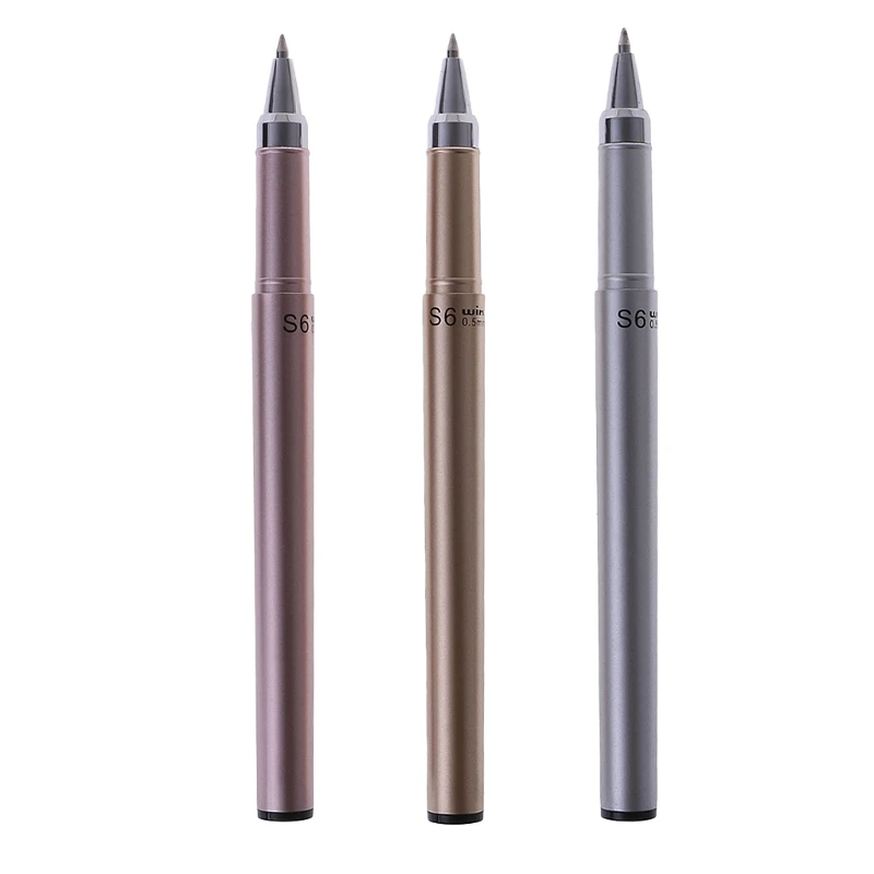 

Metal Luster Gel Pen Student School Stationery Business Office Writing Supplies