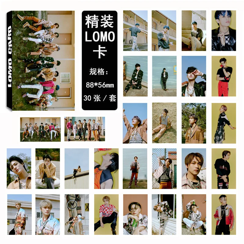 

30 шт./компл. Kpop NCT DREAM LOMO Card высококачественный фотоальбом с горячим соусом открытка