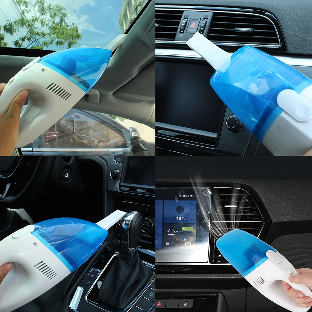 

Car Wet & Dry Dual-use Cleaning Car Accessories 12V 60W Car Vacuum Cleaner Super Suction Mini Handheld Vacuum Cleaner