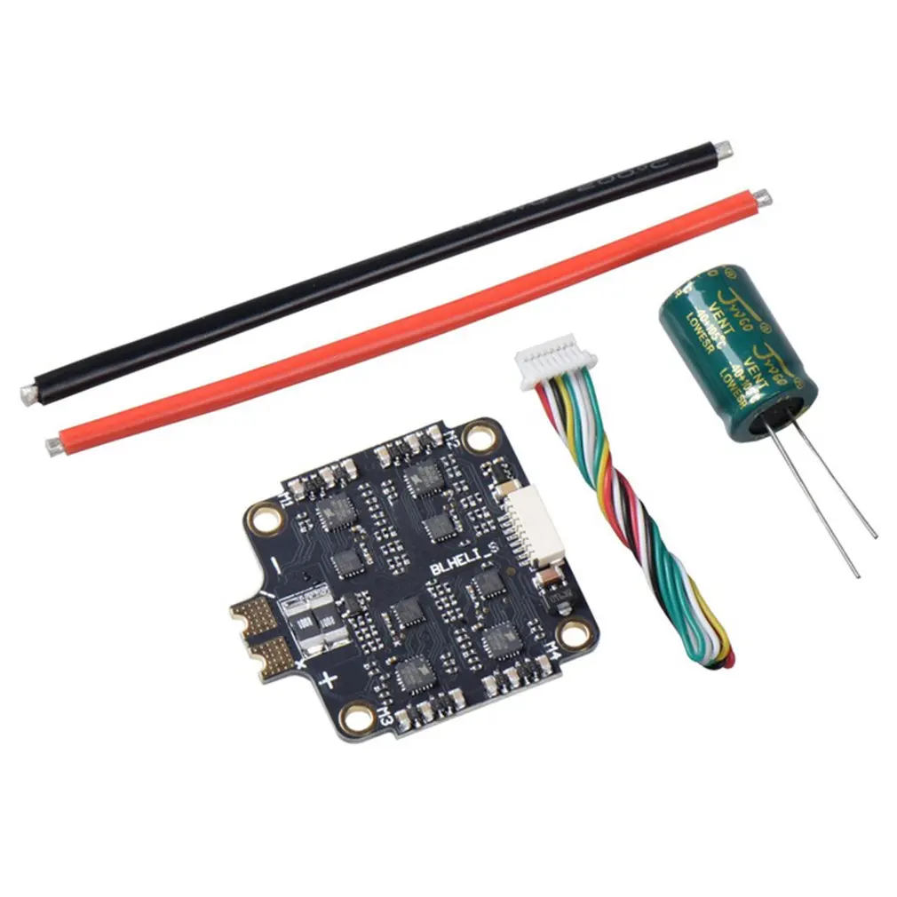 

Контроллер скорости 40A / 55A 2-6S 4 в 1 ESC blheli _ S, плата с поддержкой Dshot150, Dshot300, Dshot600 для FPV радиоуправляемого гоночного дрона