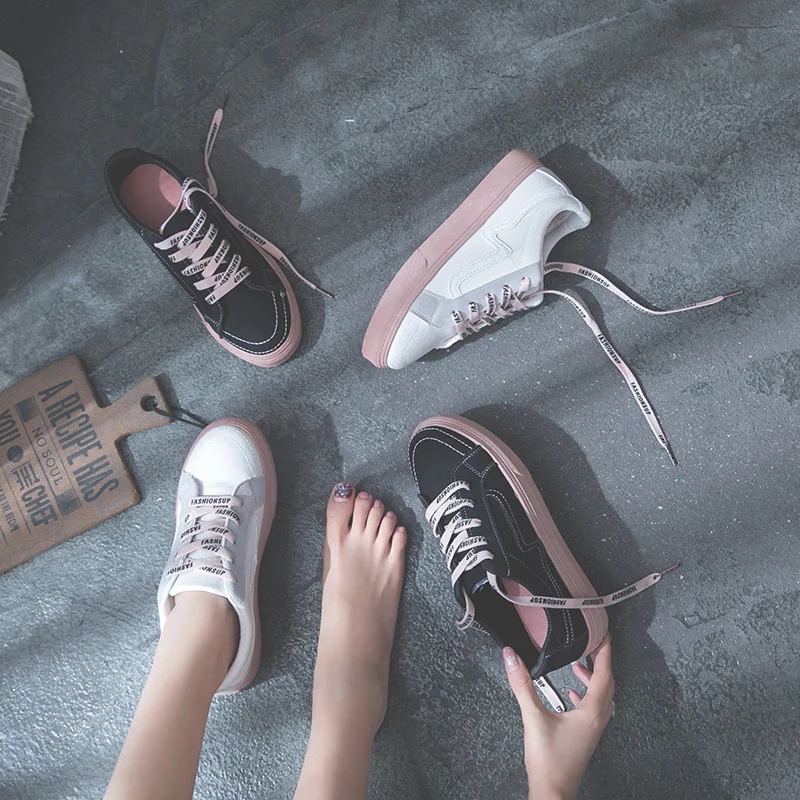 Tenis feminino Tenis Mujer г. Женская теннисная обувь ретро кроссовки спортивная обувь Студенческая прогулочная обувь на плоской подошве Tenis Plataforma