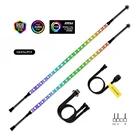 WS2812B RGB Светодиодная лента для ASUS AURA SYNC  MSI Mystic Lights Sync  GIGABYTE RGB Fusion 2,0 (5 В 3-контактные адресные светодиодные разъемы)