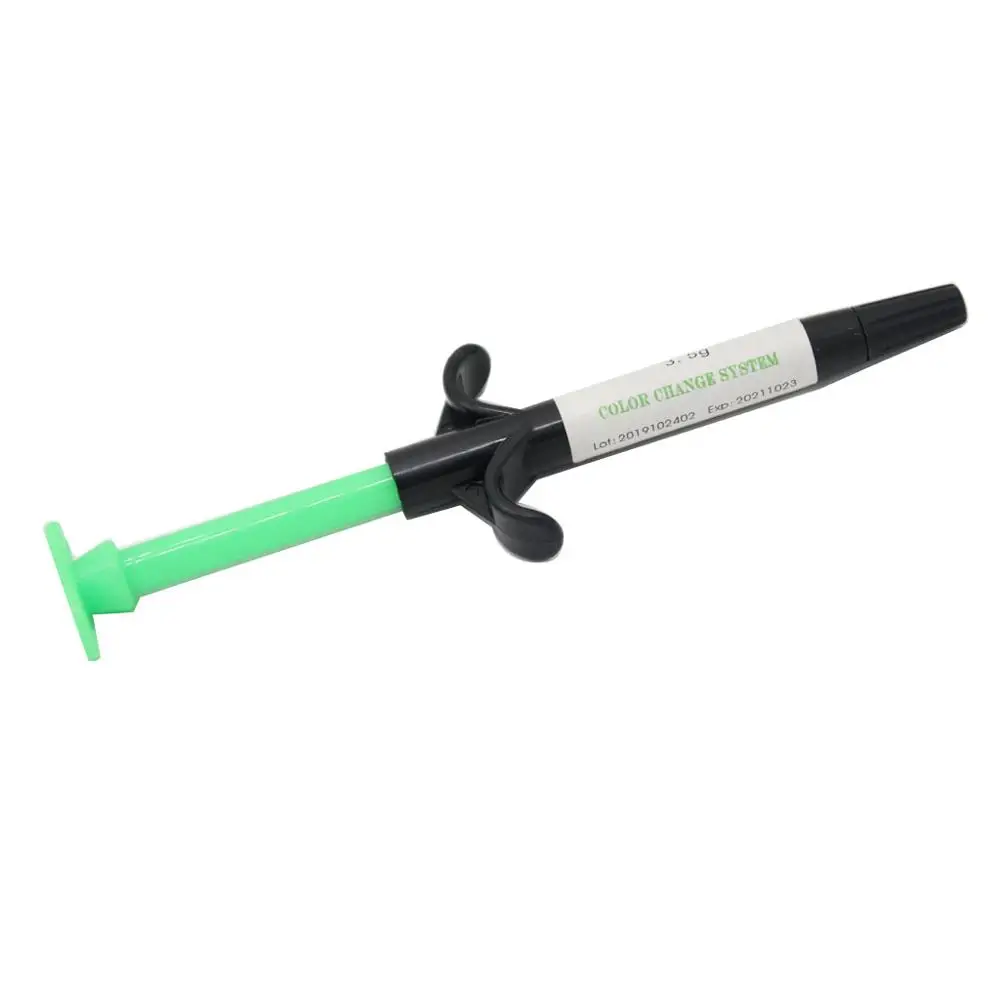 only green glue 1 шт. стоматологический ортодонтический композитный клей набор светильник зеленый клей простой/нормальный набор стоматологических инструментов - Цвет: only green glue