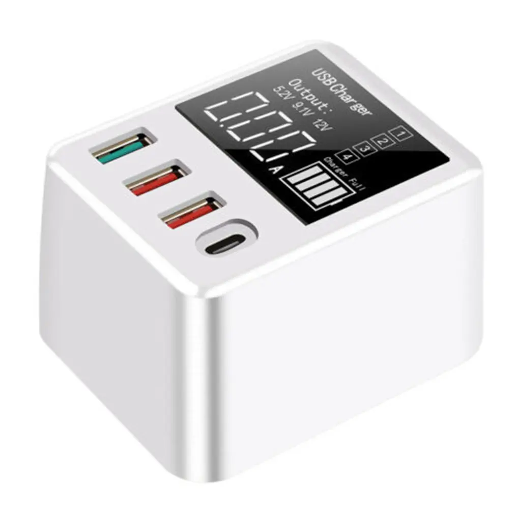 Зарядное устройство QC3.0 с 4 USB портами док станция для быстрой зарядки