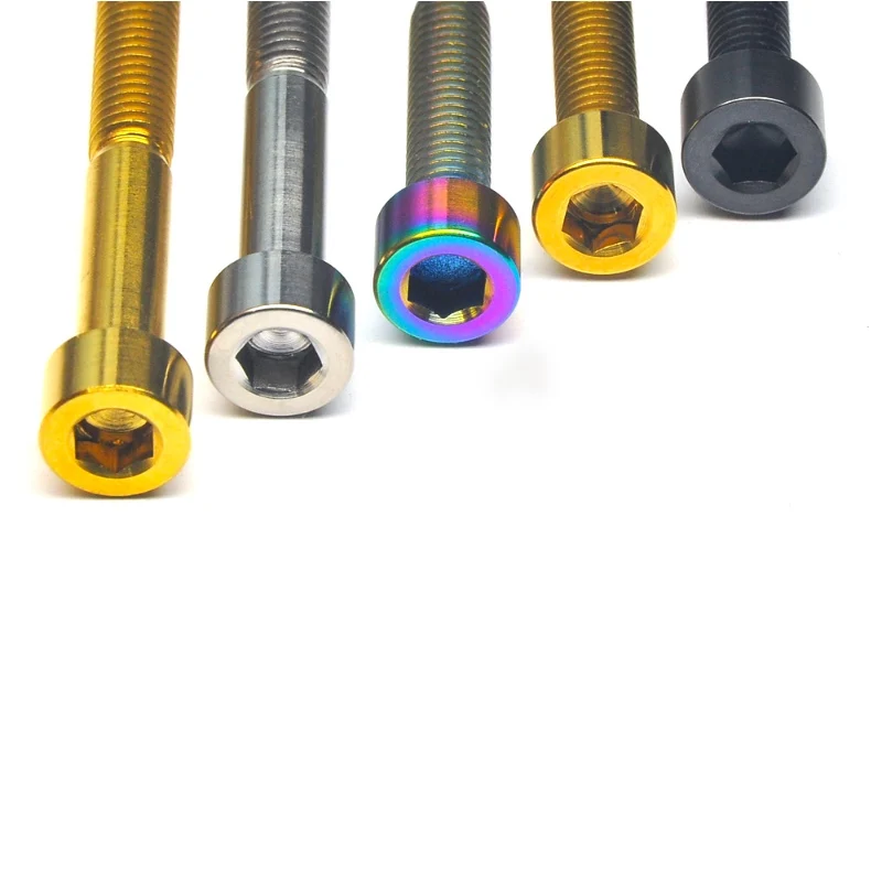 Tiremet M8x16 20 25 30 35 40 мм Аллен с шестигранной головкой титановый болты винт подходит