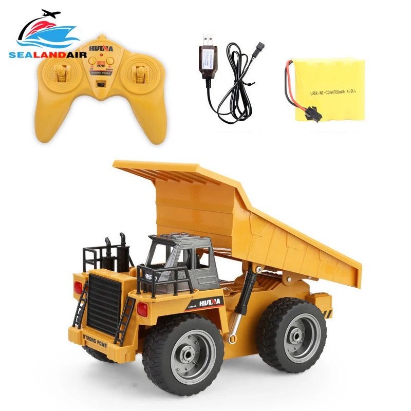 2 4G 6CH 1:18 игрушка RC Truck 6 канальный пульт дистанционного управления сплав самосвалы