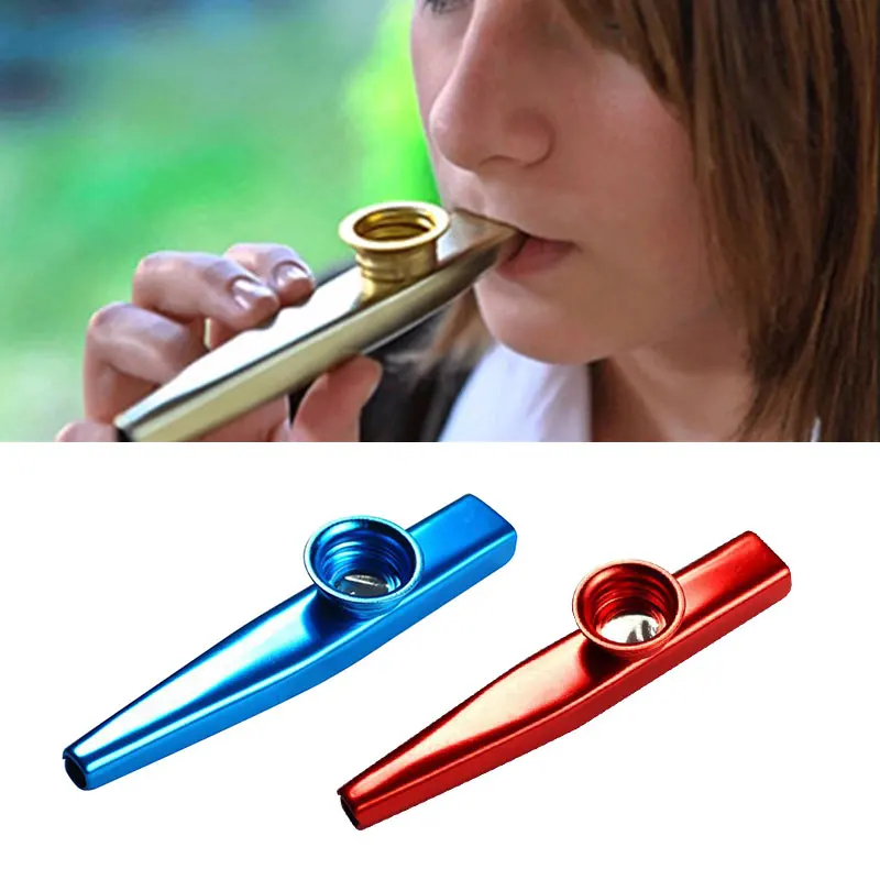 Флейта гитара Instrume Starter Toy kazoo алюминиевый сплав Удобный прочный простой