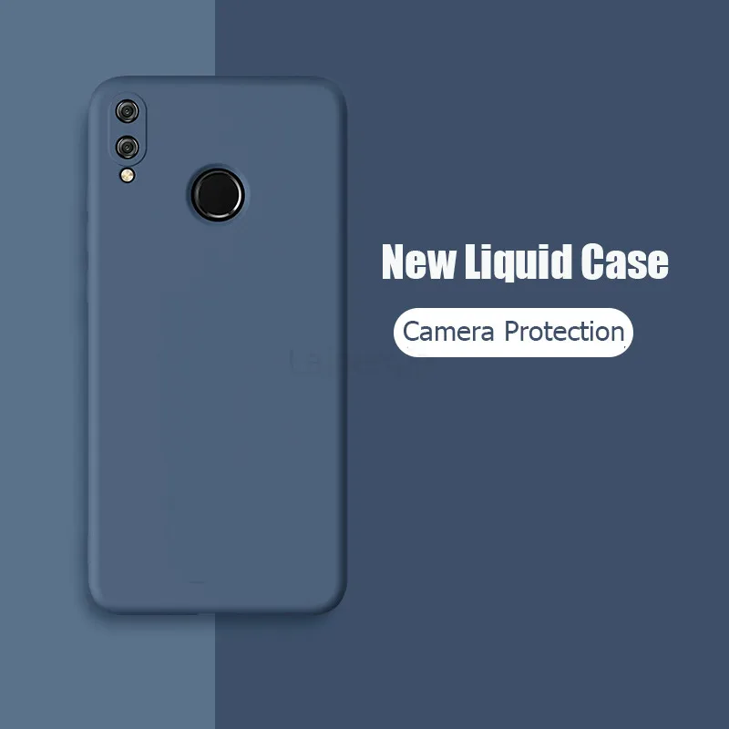 Чехол для Huawei Honor 8X новинка жидкий силиконовый мягкий матовый защитный чехол