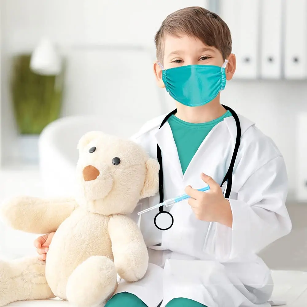 Детский хирургический костюм маскарадный Доктора для Хэллоуина