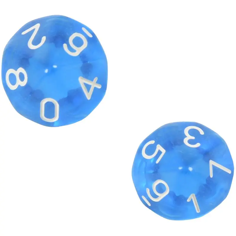 10 Dices D10 сторонняя игральная кость из драгоценного камня для РПГ Подземелья и