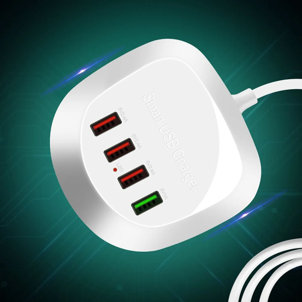

USB-адаптер для зарядного устройства, USB-зарядная станция, адаптер для зарядного устройства, портативный дорожный адаптер для смартфона, быст...