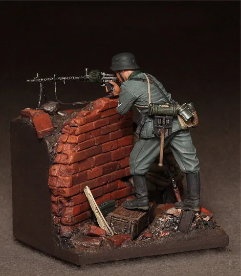 1/35 Набор для моделирования из смолы фигурка пехоты в боевом масштабе (без
