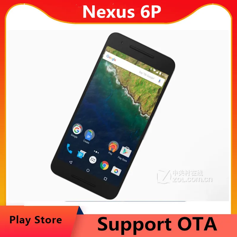 Сотовый телефон HuaWei Nexus 6P 4G LTE глобальная версия дюйма IPS 2560X1440 12 МП сканер