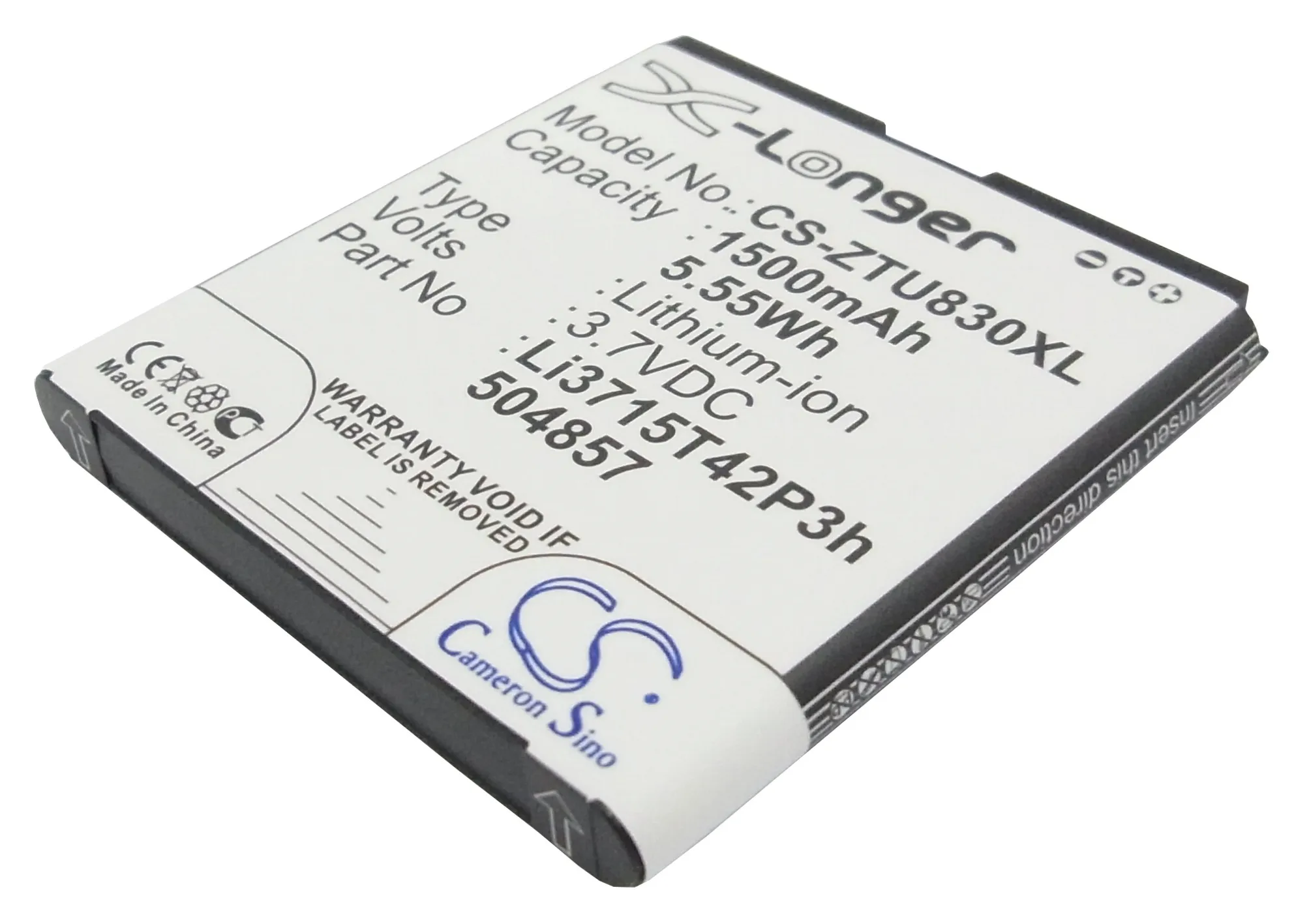 Обновленная батарея Cameron Sino для zte Li3715T42P3h504857 V788D V882 Z768G Z992 Z993 1500 mAh/5.55Wh|Аккумуляторы