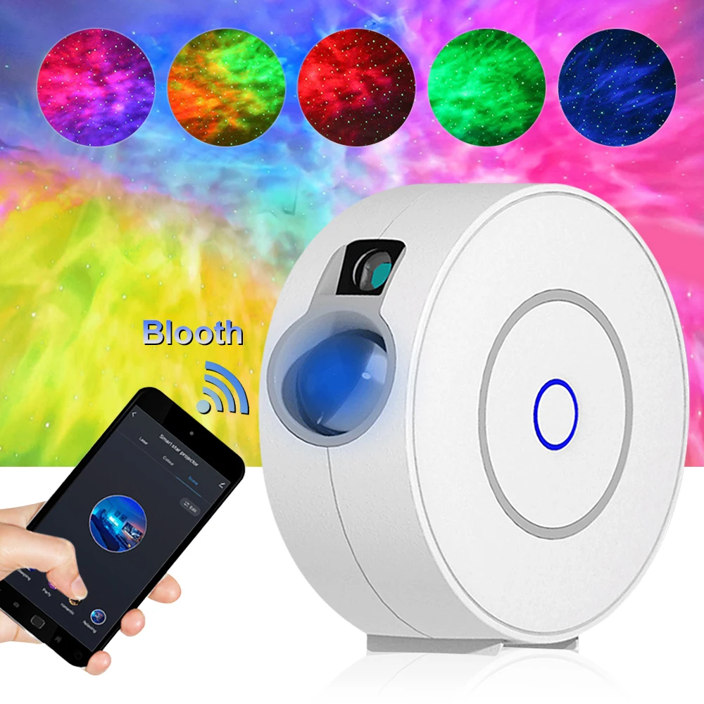 

Portable LED Projector Starry Night Lamp Star Sky Projection Light Lamp Remote Projector Star Starry Home Night Light Nice Gift