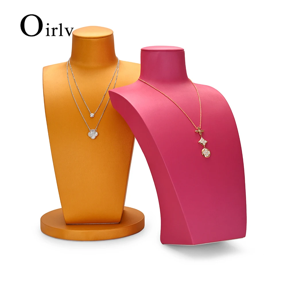 Oirlv Jewelry Bust Necklace Holder Pendant Holder Necklace Holder Jewelry Storage Rack Jewelry Display Stand