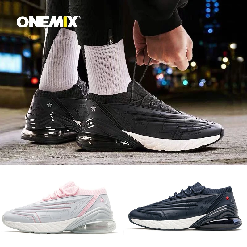 ONEMIX/мужские кроссовки женская обувь для бега кожаная верхняя амортизирующая