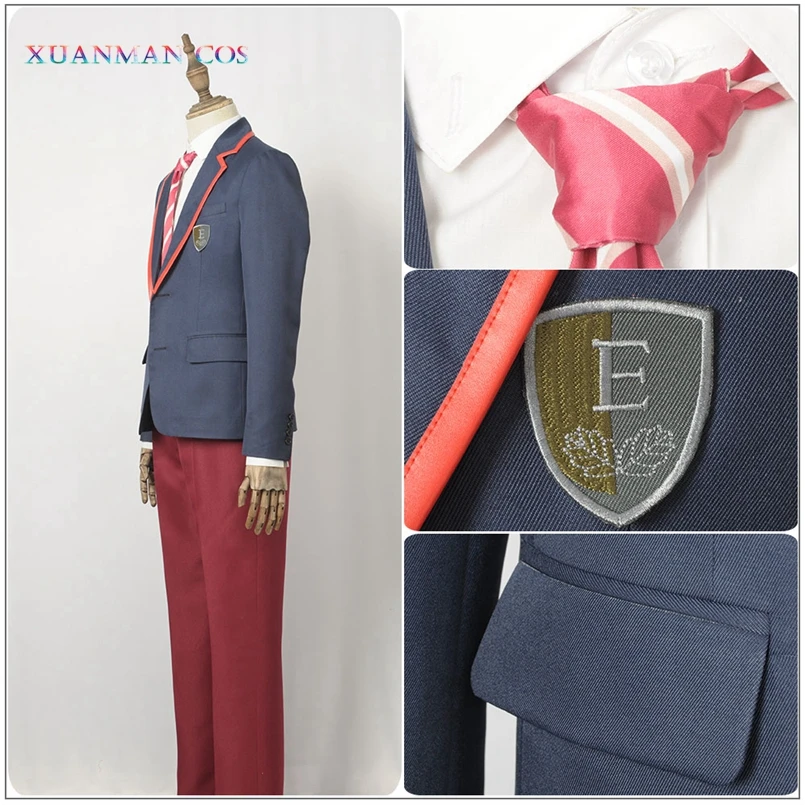 Элитная школьная форма костюм для косплея из ТВ сериала индивидуальная Женская и