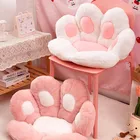 Подушка в виде лапы Kawaii, подушка на сиденье в виде животного, мягкая подушка в виде кошачьей лапы и цветка, плюшевый диван, напольный домашний стул, декоративное кресло, сиденье