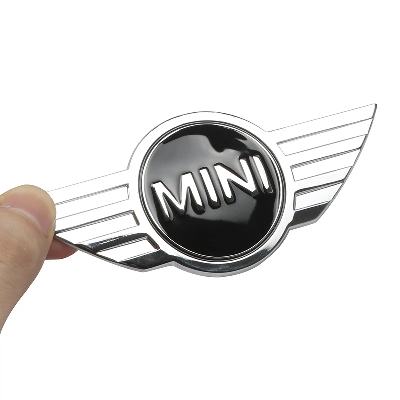 Металлическая 3d Мини Автомобильная эмблема логотип наклейки для MINI Cooper CABRIO работает S Передняя крышка головки задняя крышка коробки эмблемы наклейки