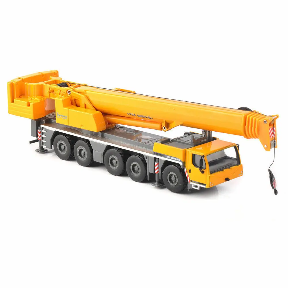 Мобильный кран Tonkin 1/87 LTM 1250 5 1 коллекция игрушек из сплава| |