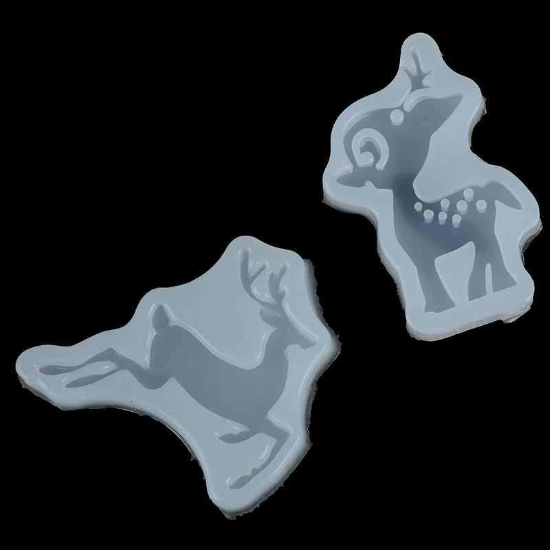 

1 Pcs Deers Silicone Mold Cartoon Christmas Diy Resin Decorative Craft Silicone Mold For Epoxy Resin Jewelry Making