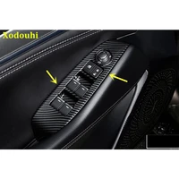 for mazda 6 mazda6 atenza 2019 2020 2021 car abs chrome window glass panel armrest lift switch button trim frame molding 4pcs