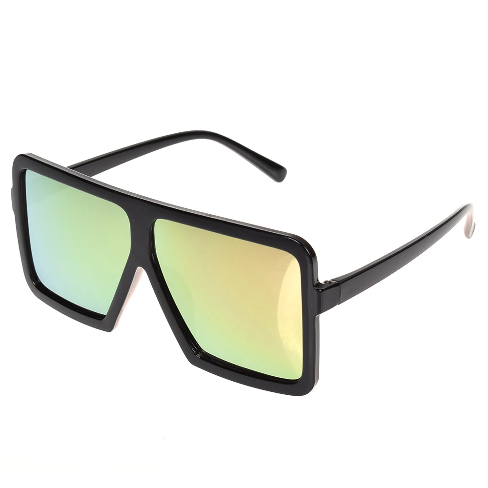 Очки солнцезащитные унисекс в квадратной оправе без оправы с плоским верхом и