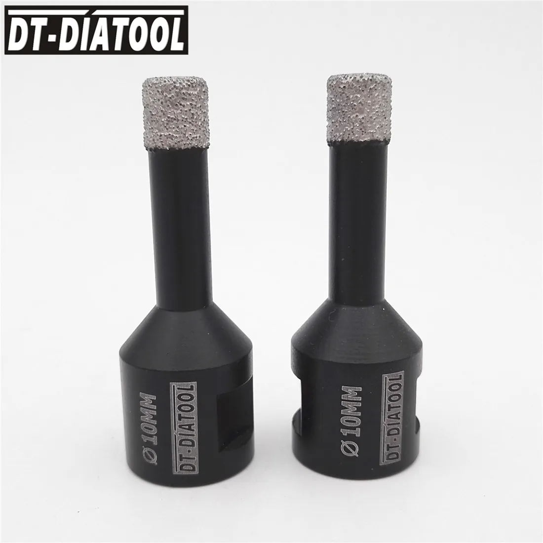 

DT-DIATOOL 2pcs Dry Vacuum Brazed Diamond Drill Core Bits Ceramic Tile Hole Saw Professional Quality Drilling Bits Dia 10mm