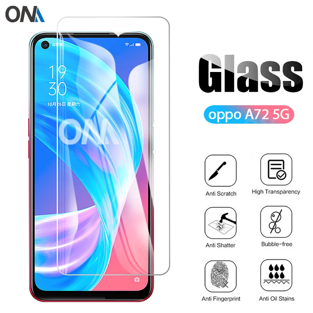 10 шт. закаленное стекло для Oppo A72 5G 6 5 &quotЗащитное экрана 9H Премиум Закаленное
