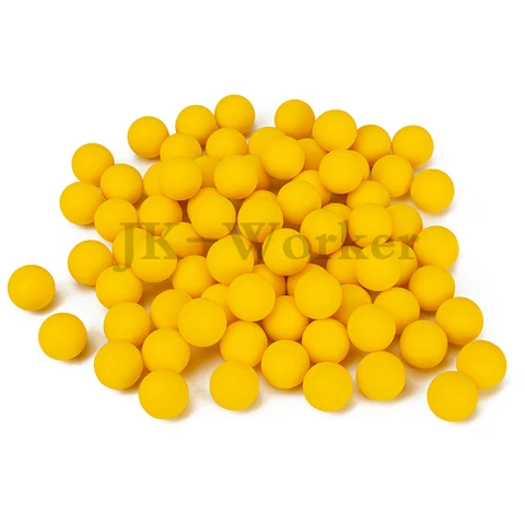 Тренировочные многоразовые резиновые шарики для пейнтбола 0,43 дюйма, 200 шт./упаковка, прочные шарики для рисования, черные, красные, синие, желтые, зеленые, оранжевые