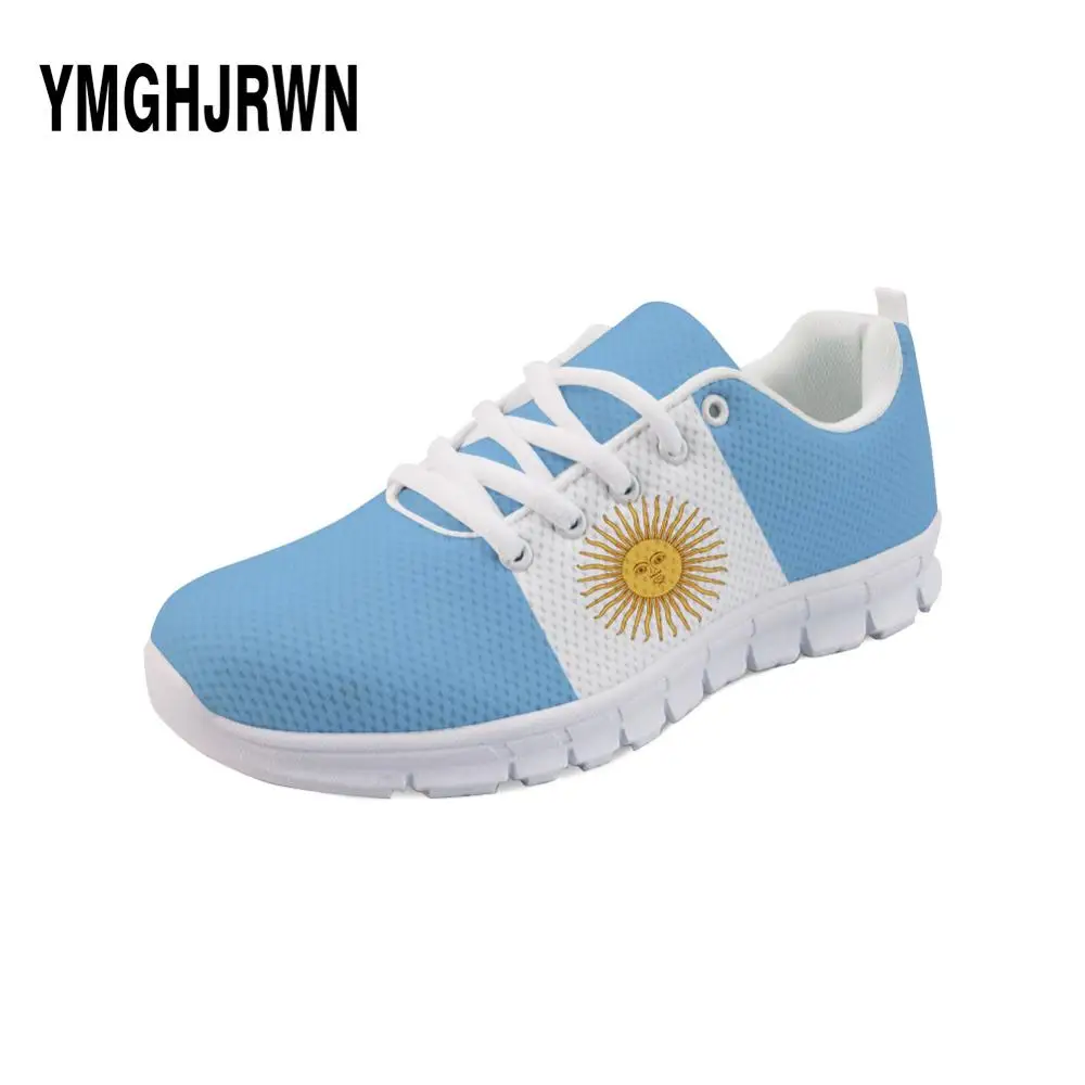 Argentina male youth free custom name number country boy shoes flag spanish argentine nation print photo casual | Обувь