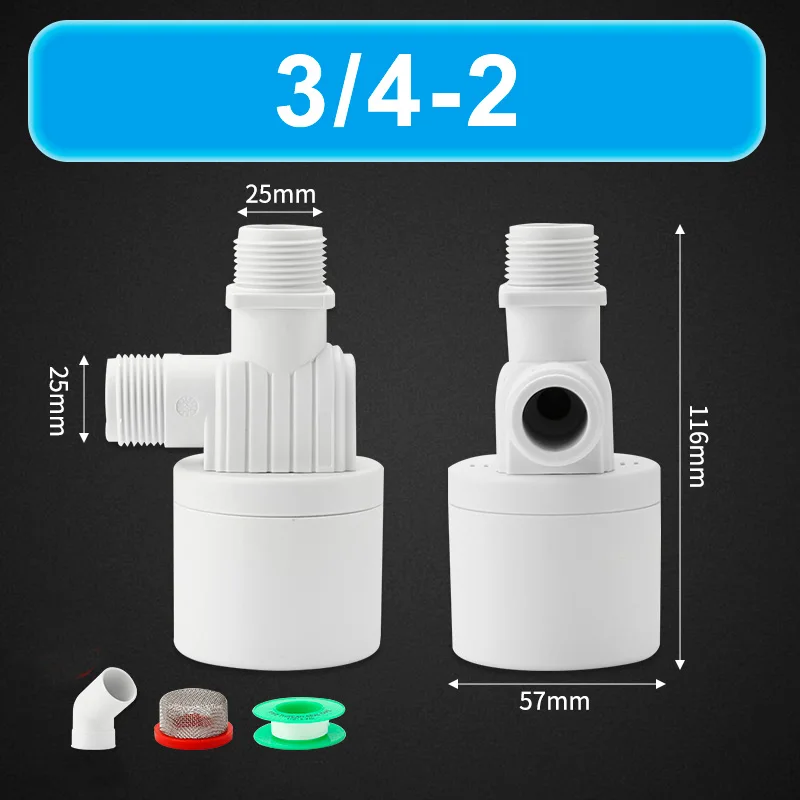 

Автоматический регулятор уровня воды HTFQF1/2 "3/4" 1 ", поплавковый клапан, регулирующий клапан F/водяной бак, водяной башенный нейлоновый шаровой клапан