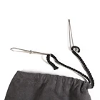 2 шт., Клипсы из нержавеющей стали на резинке