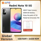 Глобальная версия смартфона Xiaomi Redmi Note 10 5G NFC 4 Гб 128 ГБ Dimensity 700 5000 мАч 90 Гц дисплей 48MP камера