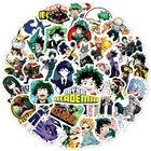50 шт.упак. Kawaii с героями из мультфильма Мой герой Стикеры s Izuku Midoriya может Boku без герой академии для ноутбука скейтборд Стикеры игрушки