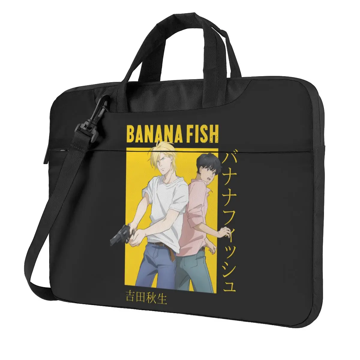 

BL Banana Fish Laptop Bag Case Boys Love Manga Stylish Travelmate Computer Bag With Handle Carry Laptop Pouch