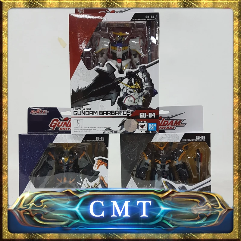CMT оригинальная Bandai GUNDAM UNIVERSE GU аниме Гундам игрушечные фигурки ASW-G-08 GUNDAM BARBATOS RX-0 UNICORN GUNDAM 02 BANSHEE