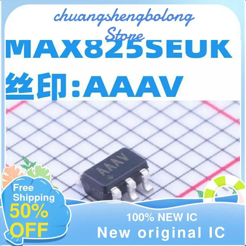 

10-200PCS MAX825SEUK MAX825 :AAAV SOT23-5 New original IC