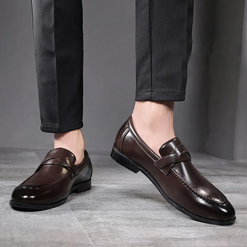 

Office Shoes Men PU Leather Dress Shoes Men Formal Shoes Men Classic Italian Brand Big Size 48 Business Dress Shoes Luxury Y