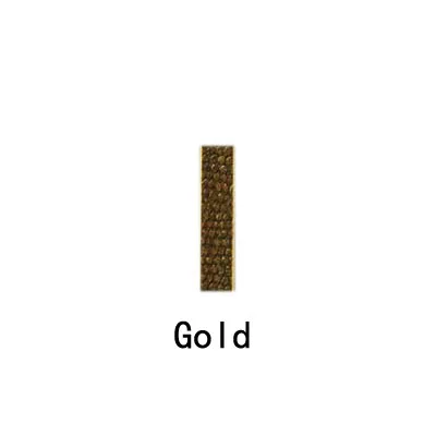 Gold В розницу! Кожаный брелок для ключей с цифрами для автомобилей, сделай сам, стразы, буквы, цифры, амулеты 10 мм - Цвет: Gold