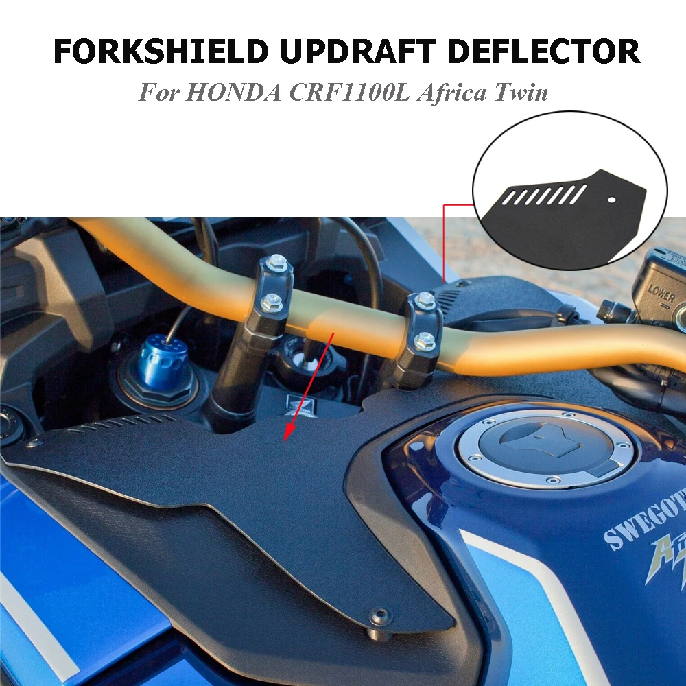 

CRF1100L Motorcycle Accessories Forkshield Updraft Deflector For HONDA CRF 1100L CRF 1100 L Africa Twin adventure sports 2020