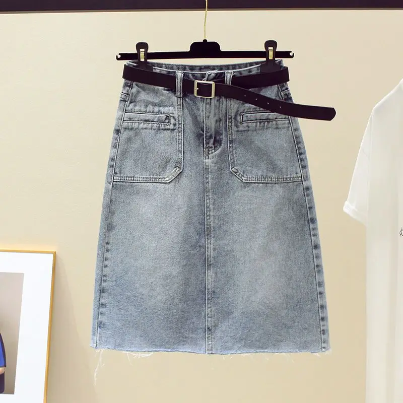 Юбка + пояс летняя Для женщин женская миди длиной до колена в винтажном стиле