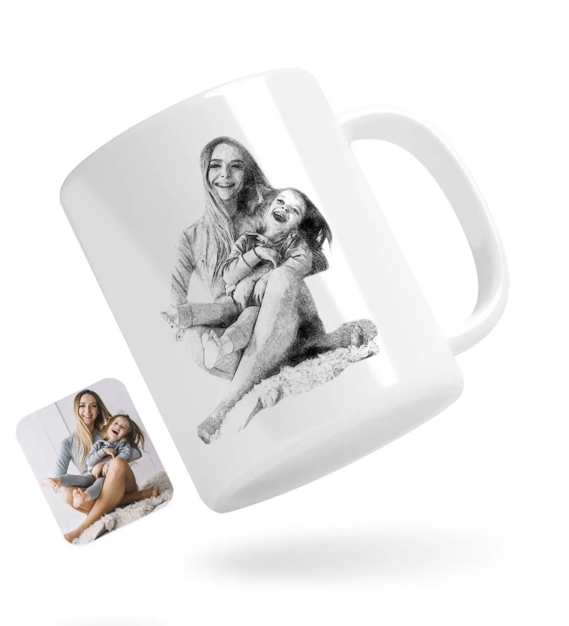 

Персонализированные специальный уголь дизайн белая кружка Bardak-1